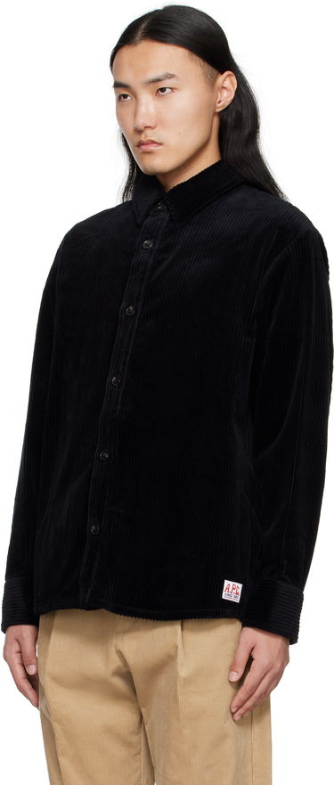 Paita A.P.C. A.P.C. Boris Corduroy Overshirt Musta | COHDW-H02811, 3