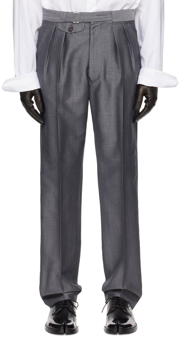 Housut Maison Margiela Pocket Trousers Harmaa | SI1KA0006 S52583
