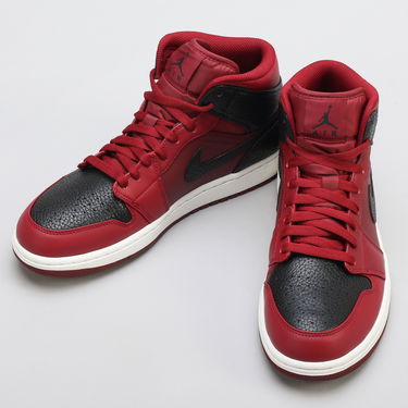 Tennarit ja kengät Jordan Air Jordan 1 Mid "Reverse Banned" Punainen | 554724-601, 2