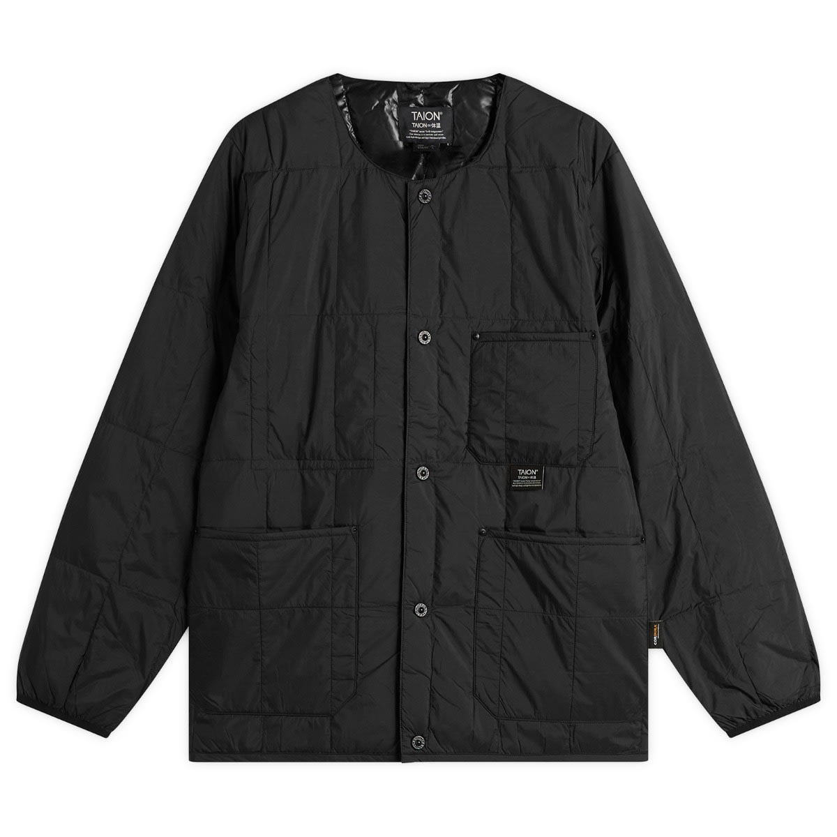 Puffer takki TAION Work Crew Neck Down Jacket Musta | TAION-104BWK-BLK, 1