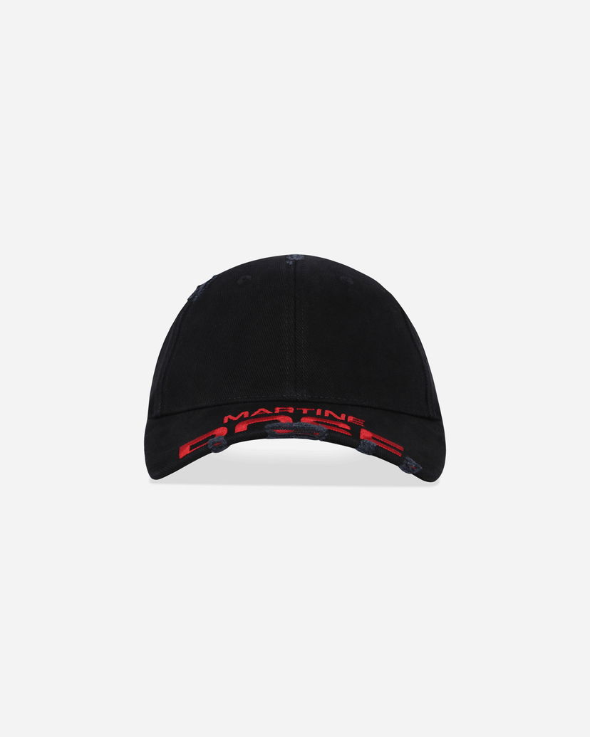 Korkki Martine Rose Distressed Baseball Cap Musta | 1130WP13002