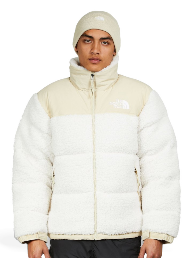 Puffer takki The North Face High Pile Nuptse Jacket Valkoinen | NF0A5A844U01