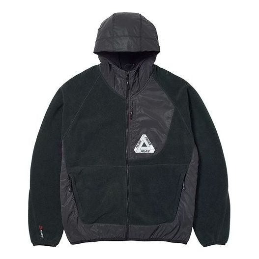Huppari Palace Palace Polartec Flecto Hooded Jacket Musta | PAL-FW19-019