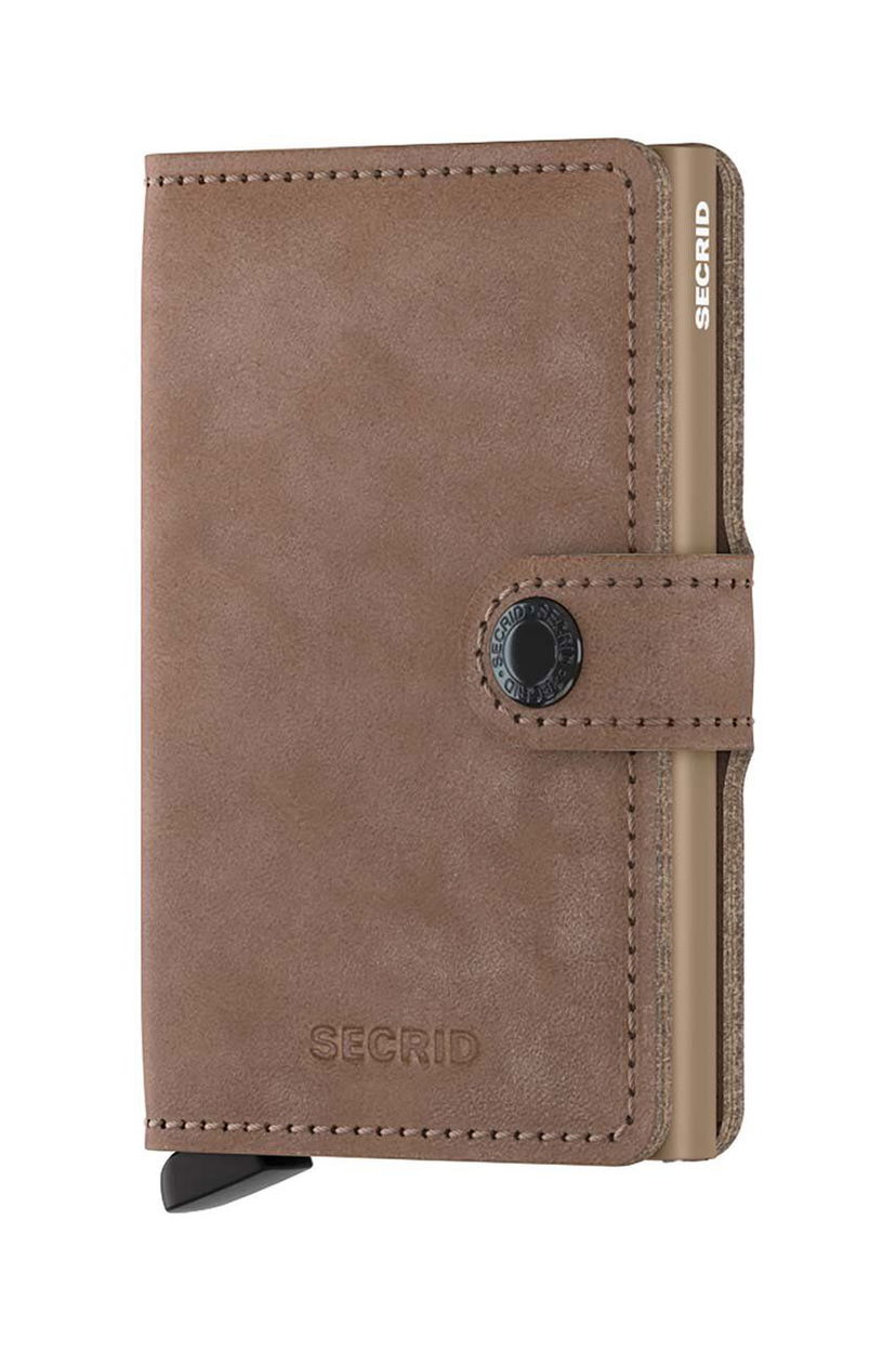 Lompakko Secrid Leather Wallet Beige Beige | MV.Taupe