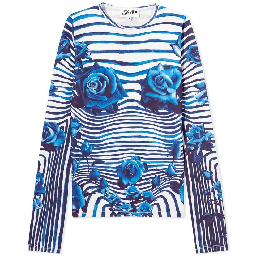 T-paita Jean Paul Gaultier Gaultier Flower Print Long Sleeve Top Monivärinen | 24-25-U-TO186-J551-015951