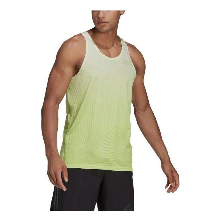 Tankkitoppi adidas Performance Adizero Engineered Men's Running Tank Top Keltainen | HE4647