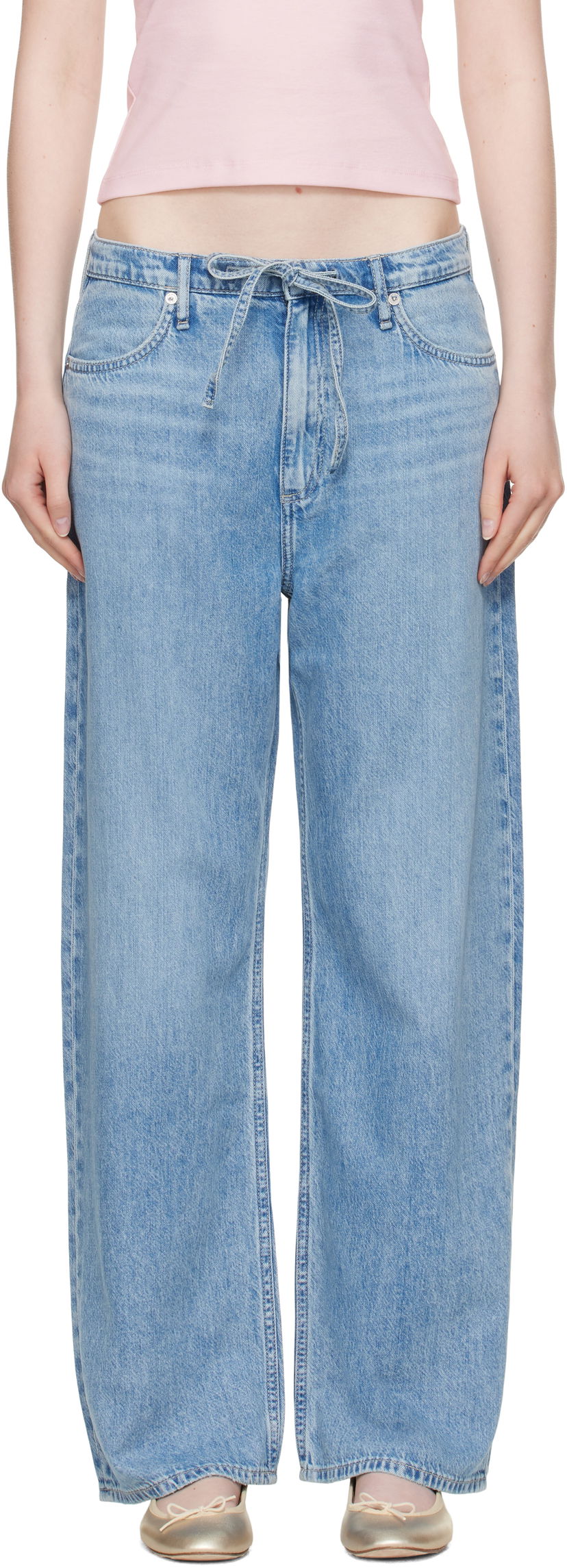 Jeans rag & bone Rag & Bone Phoebe Denim Beach Jeans Sininen | WDD25P1009UFTL