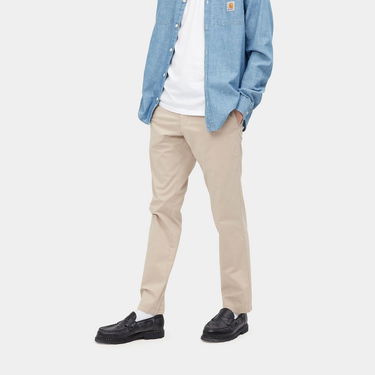 Housut Carhartt WIP Sid Pant "Wall rinsed" Beige | I027955_G1_02, 4