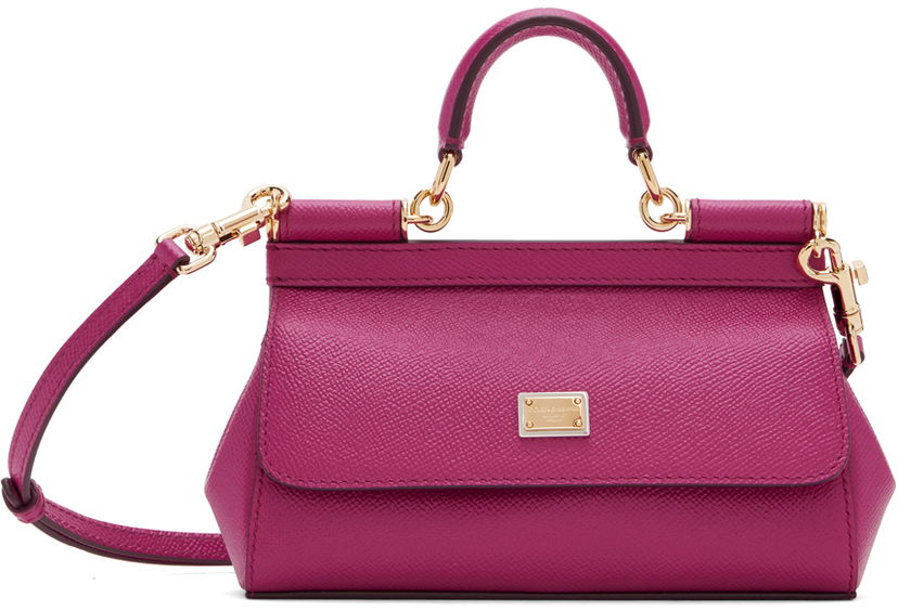 Käsilaukku Dolce & Gabbana Pink Small Sicily Bag Vaaleanpunainen | BB7116 A1001