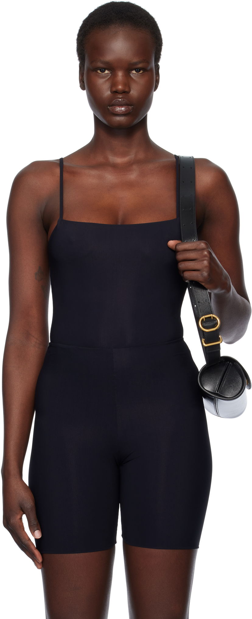 Body Jil Sander Jil Sander Jersey Bodysuit Musta | J01NC0022_J70026