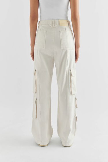 Cargo housut AXEL ARIGATO Roam Cargo Jeans Valkoinen | A2105002, 3