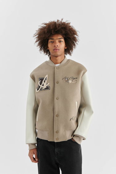 Takki AXEL ARIGATO Wes Varsity Jacket Beige | A2178002, 2