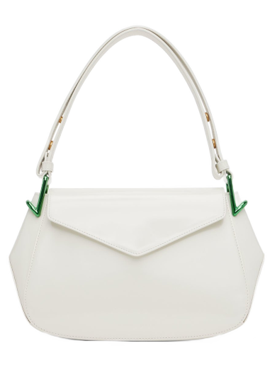 Olkalaukku Bottega Veneta Toyin Shoulder Bag Valkoinen | 701044 V1C30