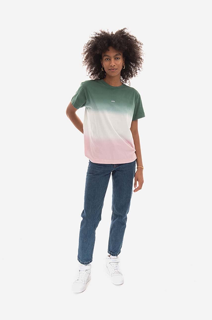 T-paita A.P.C. Multicolor Morgane Vihreä | COFAY-F26160, 1