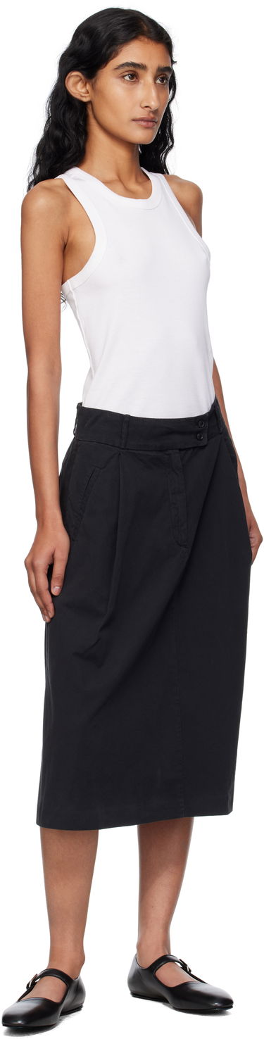 Hame A.P.C. A.P.C. Deborah Midi Skirt Musta | COHKU-F06453, 3