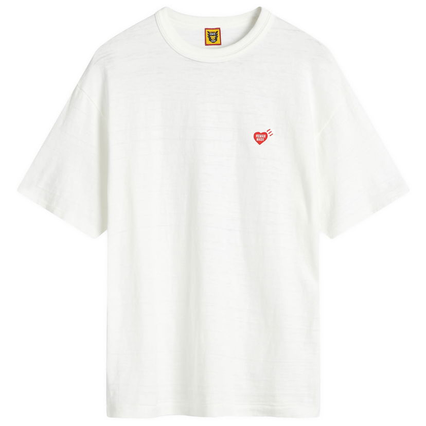 T-paita Human Made Heart Badge T-Shirt Size Large Valkoinen | HM28CS030-WH