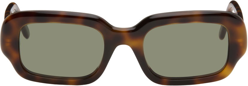 Aurinkolasit Loewe Rectangular Slim Sunglasses Ruskea | LW40158I5152N 192337200236