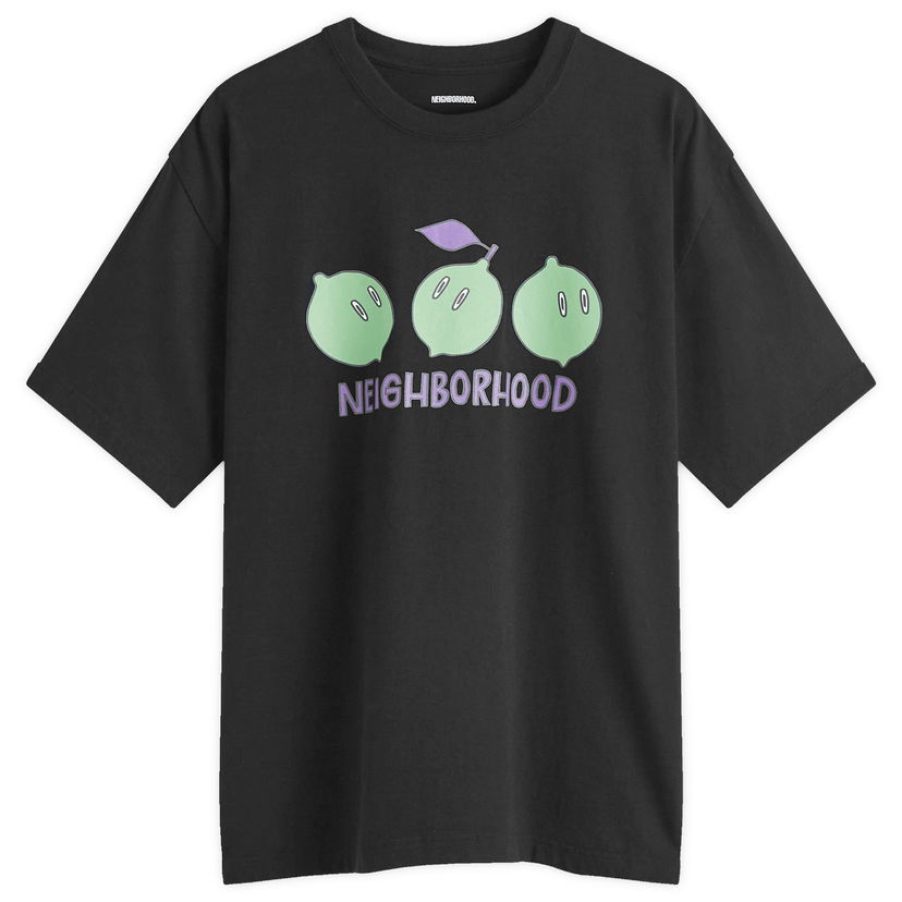 T-paita Neighborhood T-Shirt Black Musta | 242PCNH-ST20-BLK