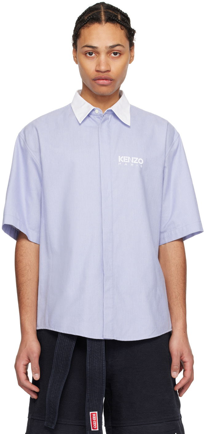 Paita KENZO Paris Stripe Shirt Sininen | FE55CH1209LF, 0