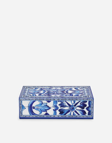 Kodin sisustus Dolce & Gabbana Dolce & Gabbana Large Decorated Plexiglass Box Onesize Sininen | TCC201TCAMYUB008, 1