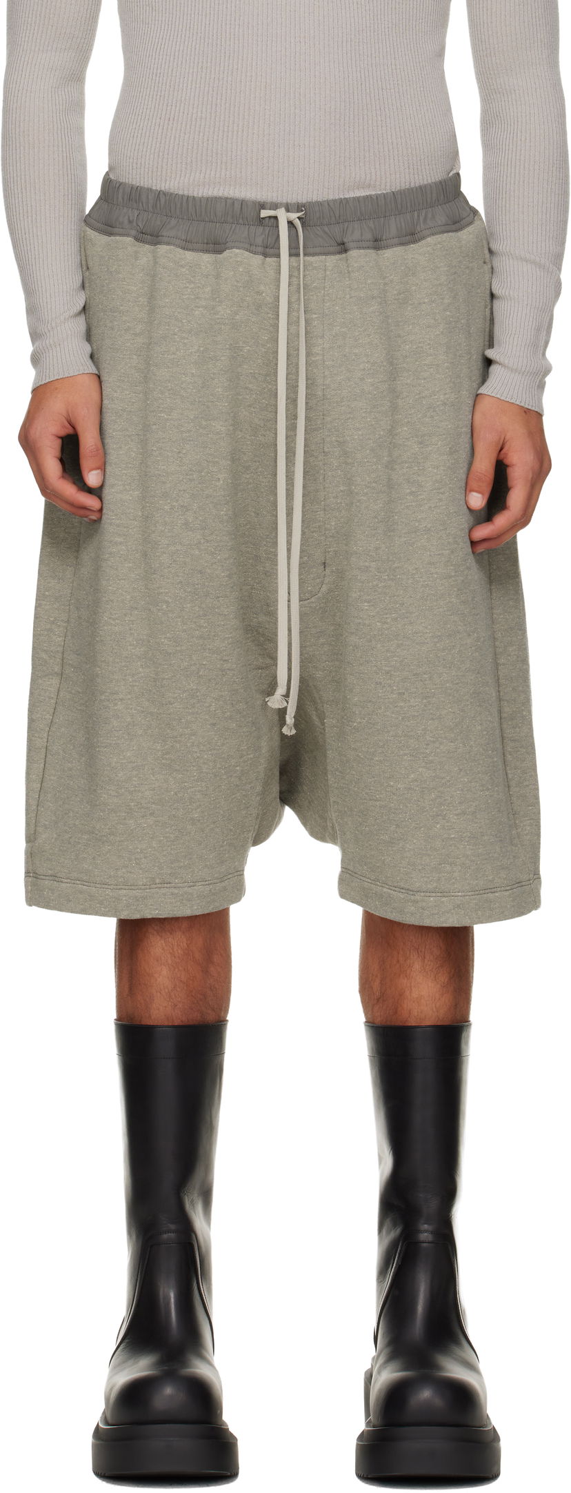 Shortsit Rick Owens DRKSHDW Concordians Drawstring Pods Shorts Harmaa | DU02E7380 FGM