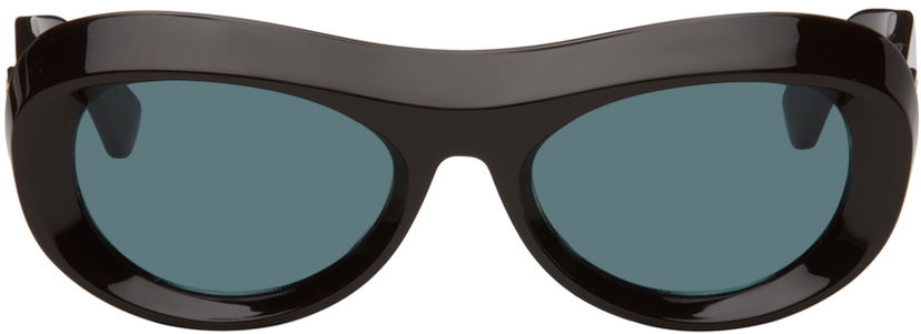 Aurinkolasit Bottega Veneta Scoop Round Acetate Sunglasses Ruskea | BV1284S