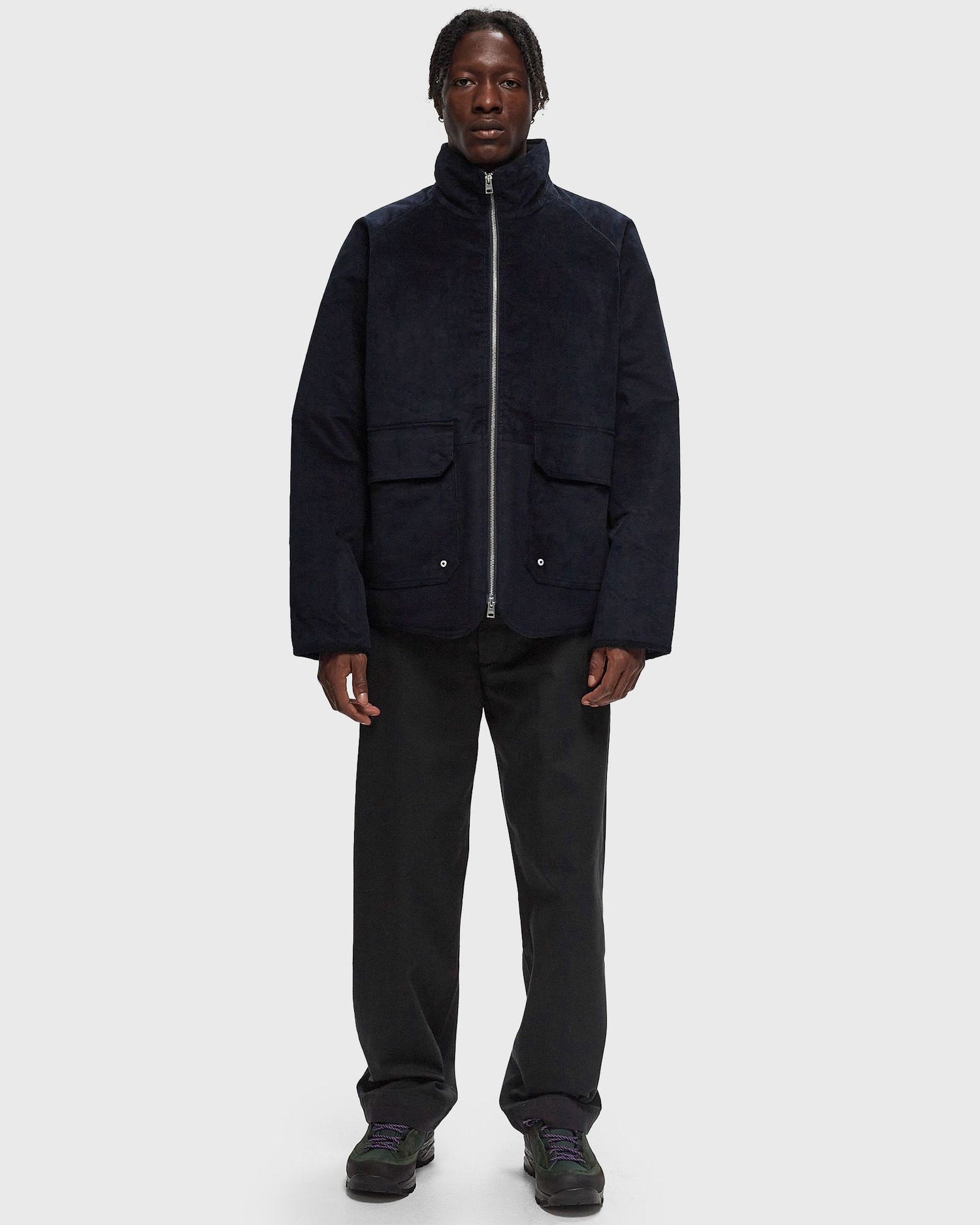 Tuulitakki NORSE PROJECTS Hakon Solotex Corduroy Reversible Musta | N50-0257-7004, 1