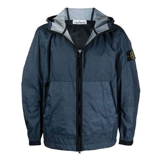 Tuulitakki Stone Island Hooded TC Jacket Sininen | 741540523-V0024