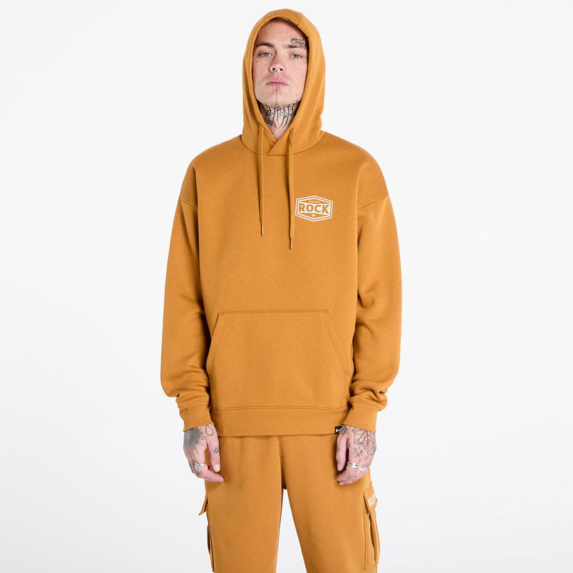 Huppari Under Armour Sweatshirt Project Rock Icon Fleece Hoody Yellow Ochre/ Silt M Oranssi | 1386902-707