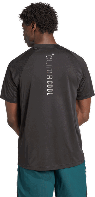 T-paita adidas Originals Tech Apparel Climacool Training Short Sleeve T-Shirt Musta | kb9735, 1