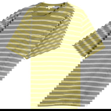 T-paita NORSE PROJECTS Holger Sailor Stripe Pocket T-Shirt, Size Large Vihreä | N01-0669-8037, 0