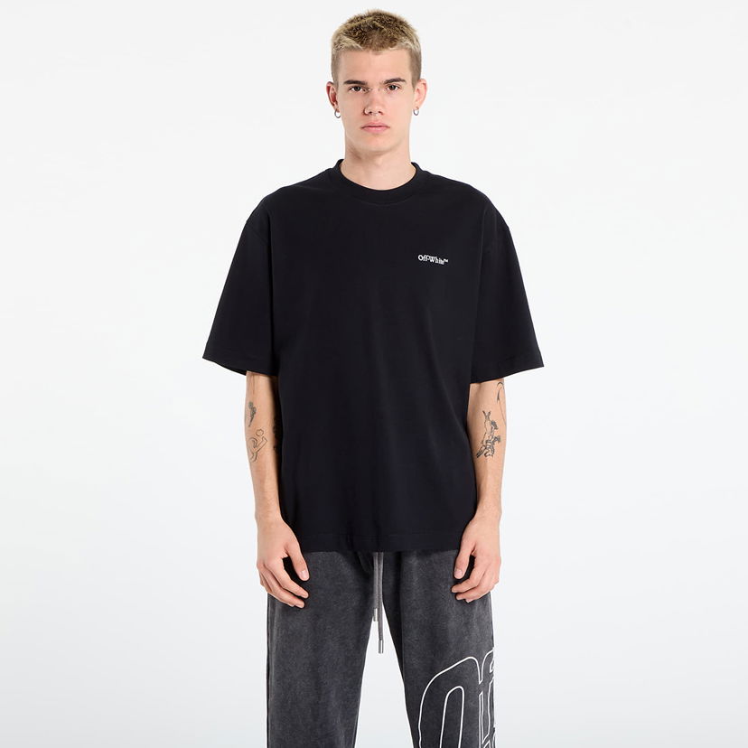 T-paita Off-White Off-White Landscape Arrow Skate S/S Tee Musta | OMAA120F25JER0051001