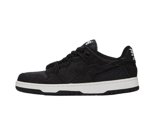 Skateboarding BAPE Sk8 Sta Denim "Black" Musta | 1J20191005