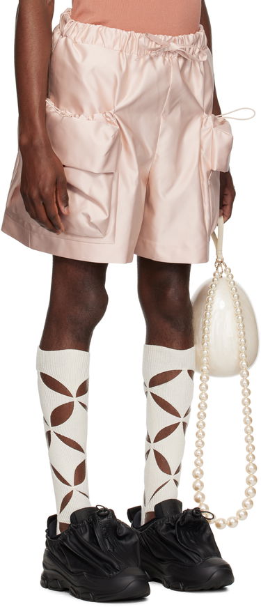 Shortsit Simone Rocha Simone Rocha Cargo Flap Shorts Vaaleanpunainen | 4152 1221, 1
