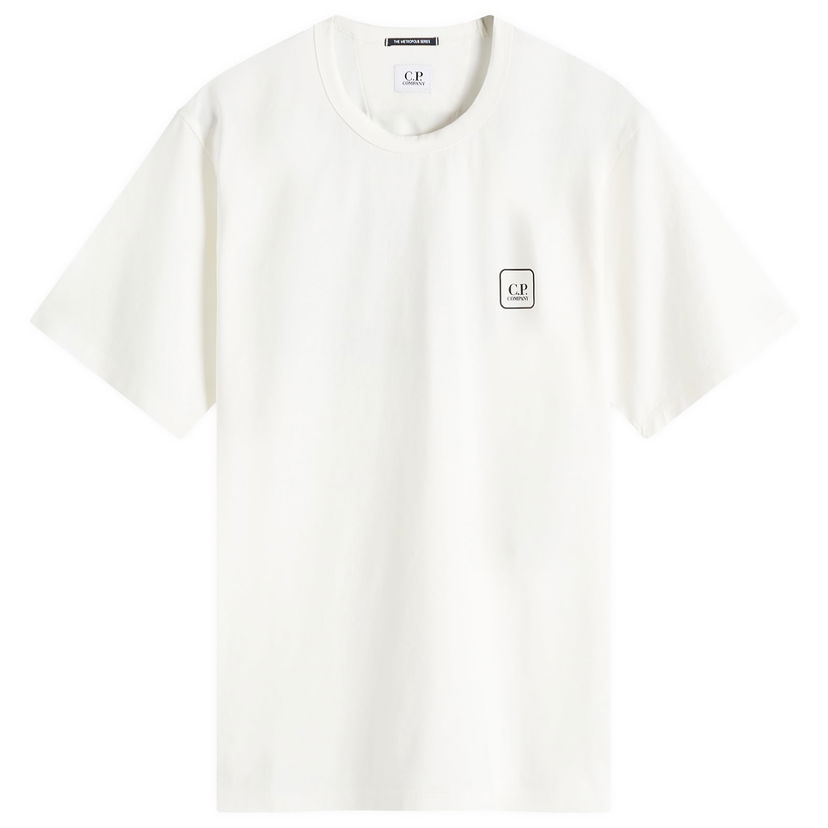 T-paita C.P. Company Metropolis Series Urban Tech T-Shirt Valkoinen | 18CLTS049A-006370W-103
