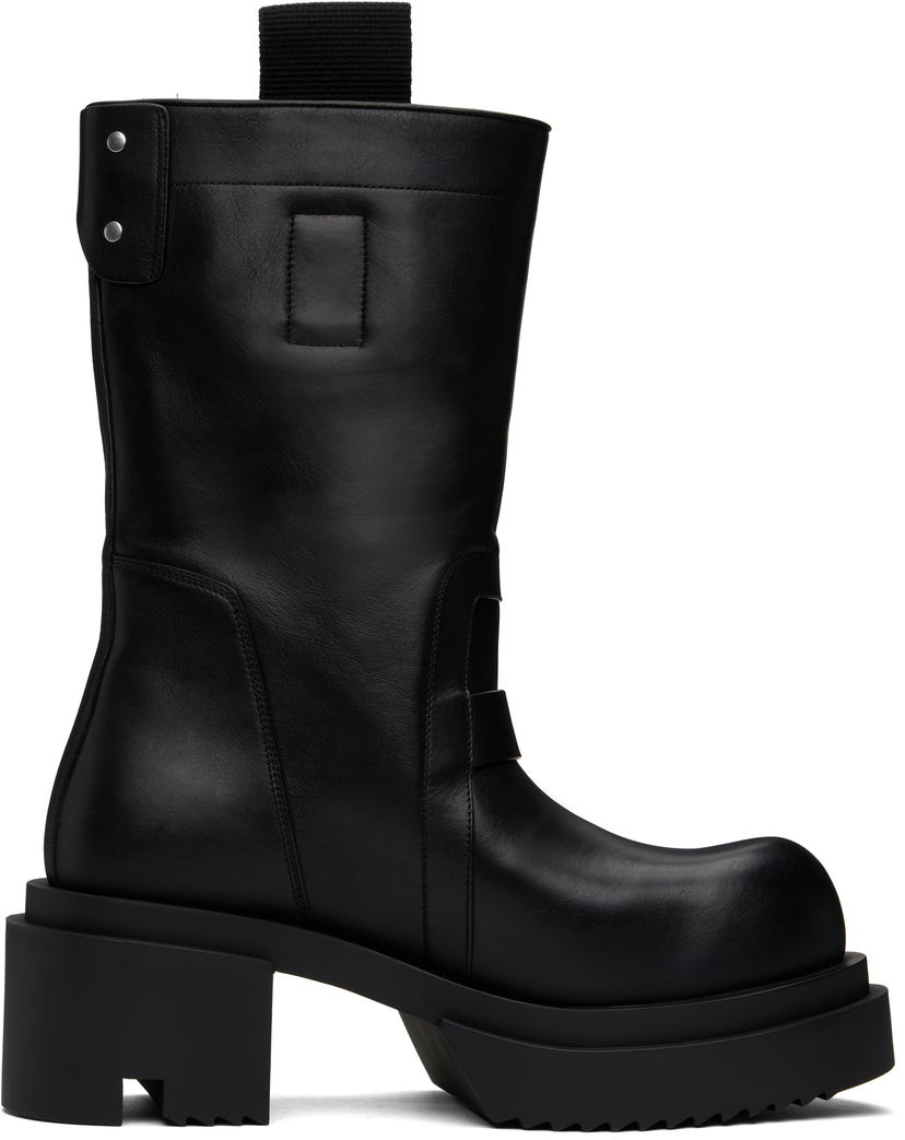 Vaatteet Rick Owens Rick Owens Hollywood Low Bogun Pull-On Boots Musta | RU01E5804 LOO