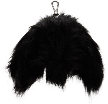 Avaimenperät Simone Rocha Simone Rocha Faux Fur Hare Coin Purse Bag Charm Musta | COINPURSE1 0815, 0