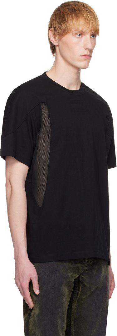 T-paita Helmut Lang Helmut Lang Sport Mesh Panel T-Shirt Valkoinen | P02HM512, 4