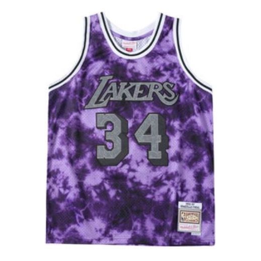 Tankkitoppi Mitchell & Ness Mitchell & Ness Lakers Tie Dye Basketball Jersey Violetti | SMJYKM19053-LALPURP96SON
