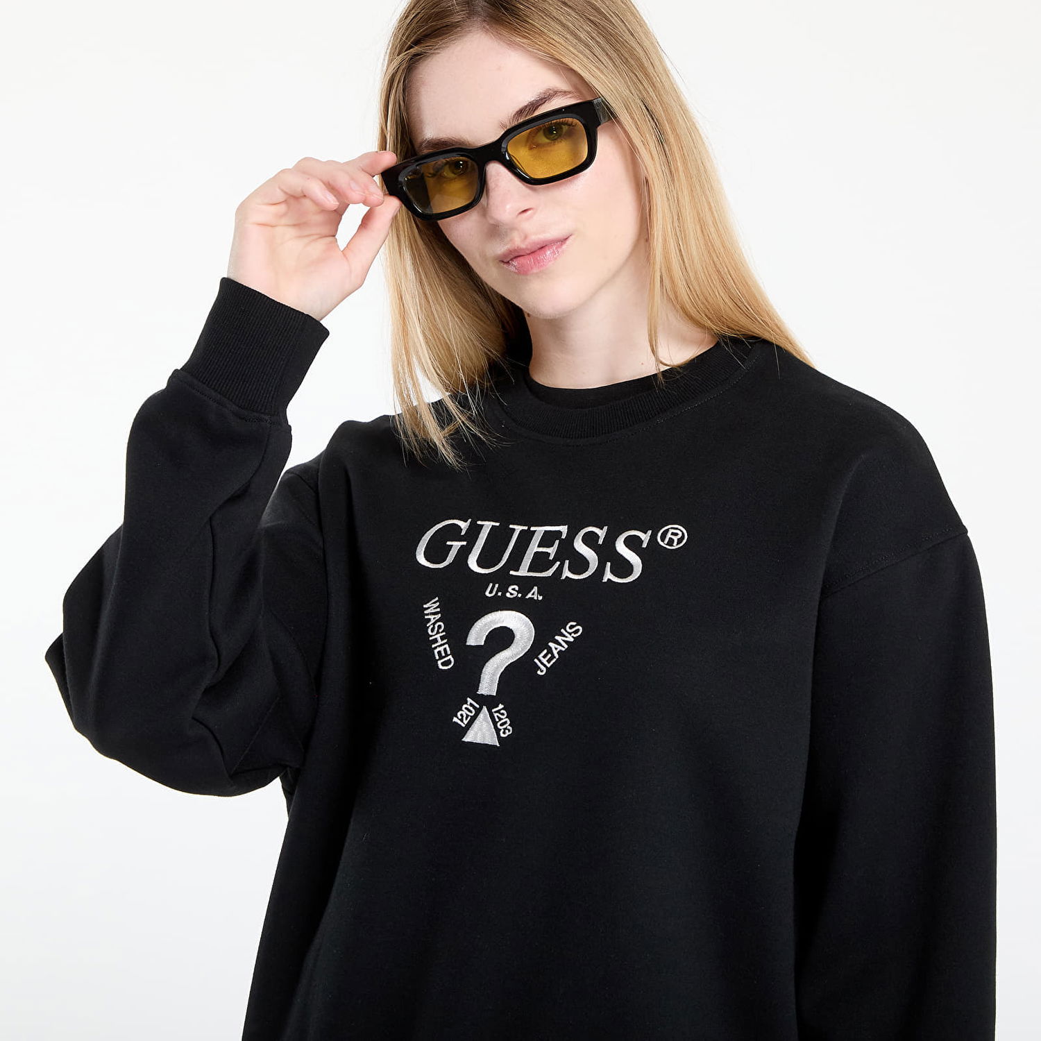 Huppari GUESS GUESS Roberta Sweatshirt Musta | V5RQ12KC3D2-FJ8N, 1