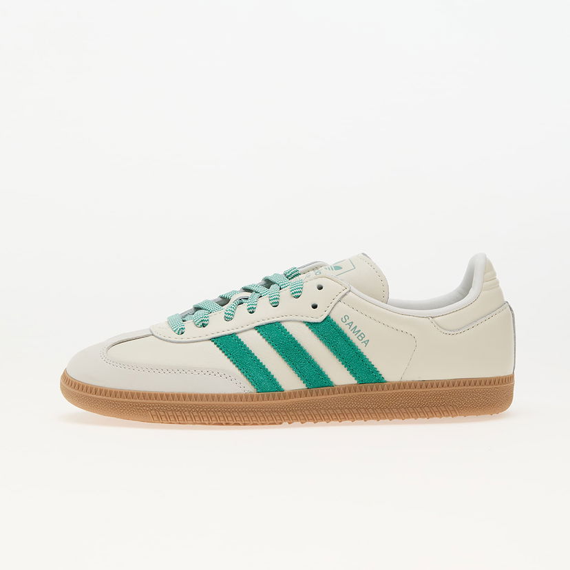 Tennarit ja kengät adidas Originals Samba Og W Off White/ Court Green/ Haze Green EUR Valkoinen | JI3906