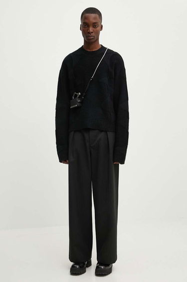 Villapaita HELIOT EMIL Black Warm Wool Sweater Musta | PREAW24.M.07.063.BLK01, 2