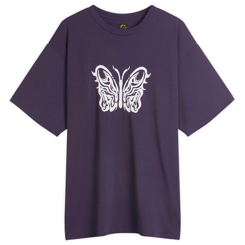 T-paita Needles Needles x Kae Tanaka Papillion Graphic T-Shirt, Size M Violetti | QV433-B