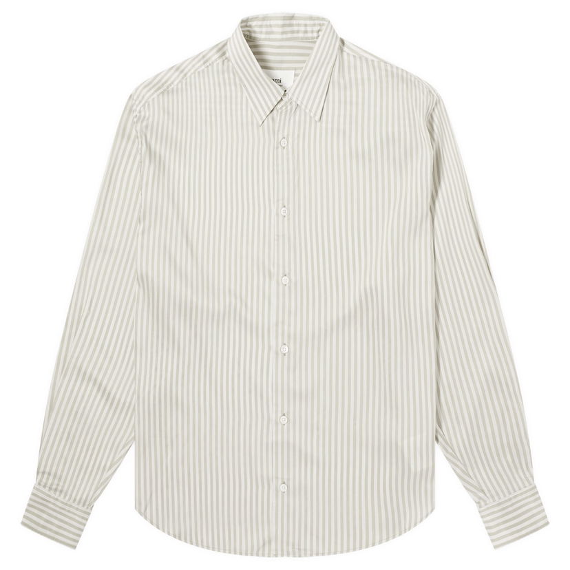 Paita AMI Boxy Stripe Harmaa | USH126-VI0015-1931
