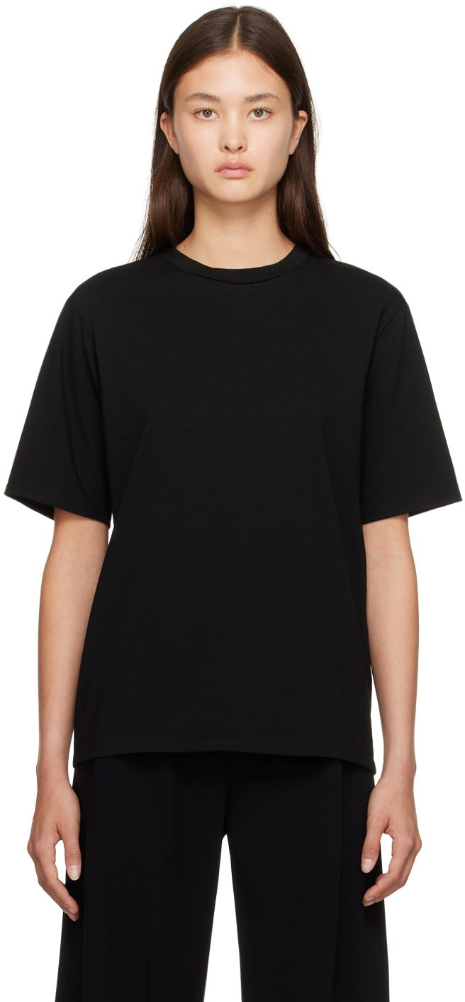 T-paita The Row Chiara Black Relaxed Fit T-Shirt Musta | 5739-K220