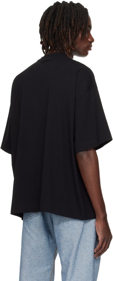 T-paita VETEMENTS VETEMENTS 'Trash' Embroidered T-Shirt Musta | UH76TR540B, 2