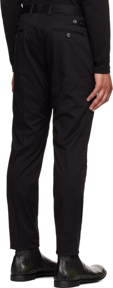 Housut Dolce & Gabbana Dolce&Gabbana Twill Trousers Musta | GY6IEZGJ090, 2