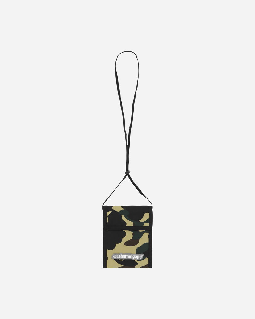 Lompakko BAPE A Bathing Ape 1st Camo Pass Case Keltainen | 1E80182039 002