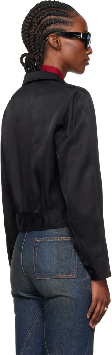 Bomber-takki OUR LEGACY Tuxedo Bomber Jacket Musta | W4252TF, 2