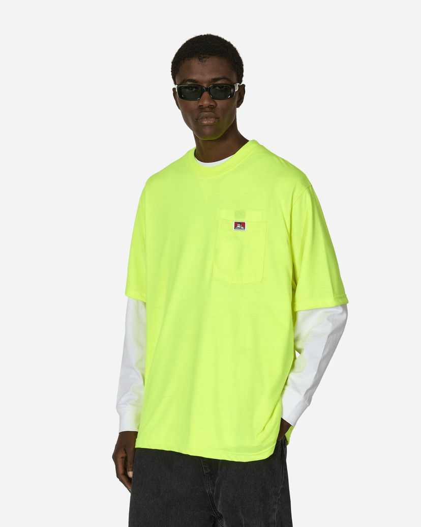 T-paita Ben Davis Heavy Duty Pocket T-Shirt Keltainen | BEN919 001